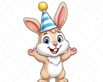 Birthday Animal City Clipart PNG | Cute Cartoon Birthday Animals | Party T-Shirt & Wall Art Print | Kids Birthday Digital Download