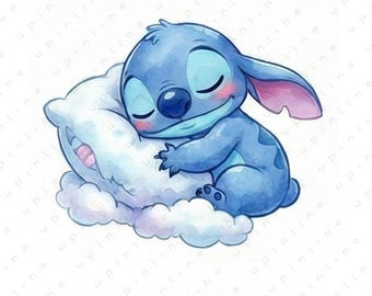 1 Stitch Digital Png, Stitch Clipart, Stitch Eps, Cute Stitch Png, Cut Files For Cricut, Png For Shirts, Silhouette, Instant Download