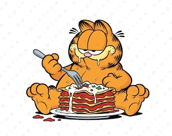 Cute Cartoon Cat Wall Art, Playful Cat Illustration, Modern Kids Room Decor, Printable Poster, Instant Download