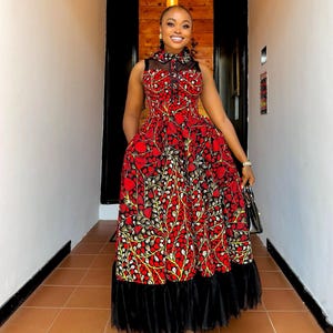 African Print Dress, Ankara Dress, Ankara Maxi Dress, African Evening Dress, Ankara Clothing, African Print Clothing for Women, Maxi Dress