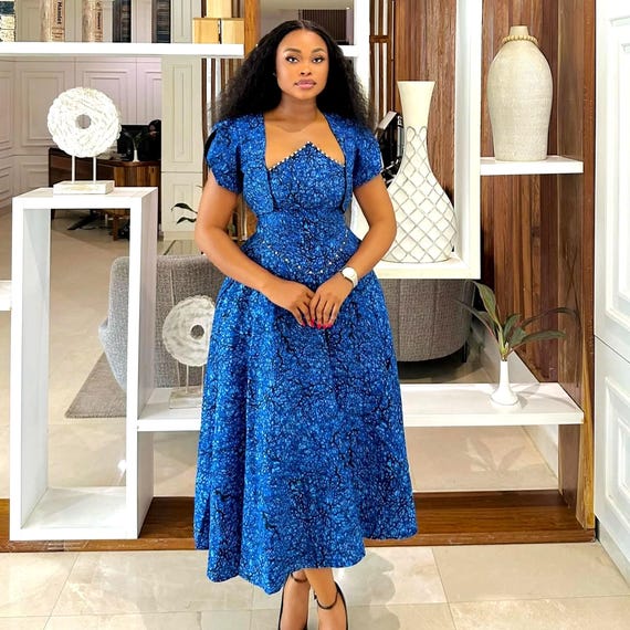 Ankara Piece Dress, African Print Dress, African Party Dress, Handmade  Ankara Dress, Ankara Maxi Dress, African Print Clothing for Women