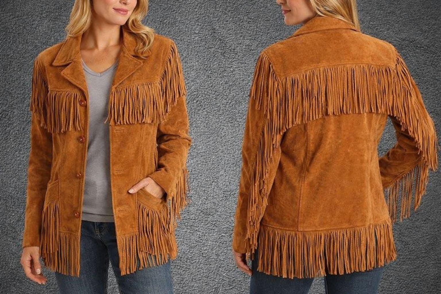 NEW ! ENSEMBLE de coiffe et col poitrine Western Cowboy en cuir marron