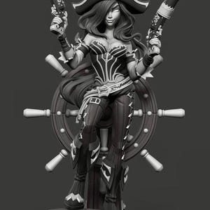 league of legends (lol) Miss Fortune MF, resin figurine