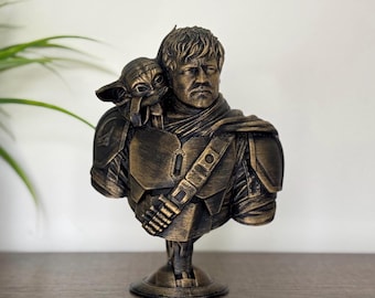 Din Djarin & Grogu Bust - Star Wars