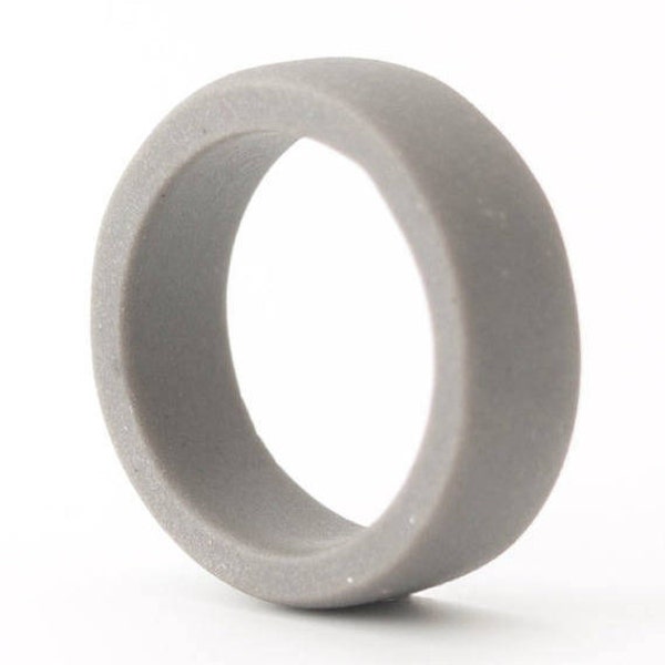 Gray Simple Porcelain Wide Band Ring - Guerrero