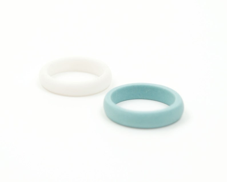 Minimalist Narrow Stacking Porcelain Ring Brinsop image 2