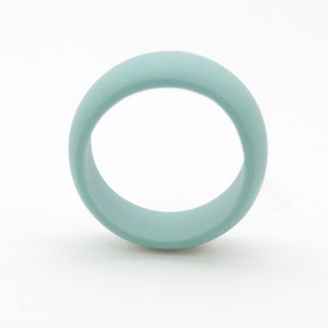 Turquoise Porcelain Simple Ring Band Brinsop image 2