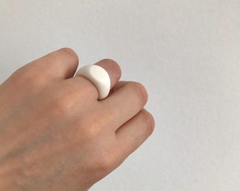 Porcelain Signet Ring