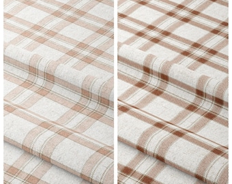 Windowpane Check/ Plaid Custom Size Curtains. Lined Window Drapes. Pinch Pleat Drapery Option. Blackout Add-On. Brick Red/ Blush Pink/ White