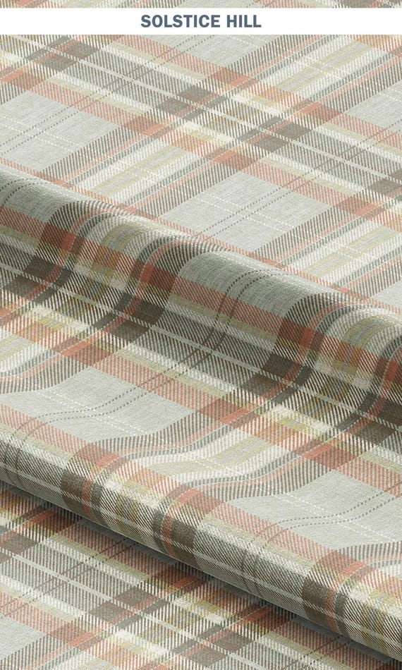値下げTartan: Romancing the Plaid　タータンチェック Tartan Plaid Check Roman Shades. Custom Size Blinds for Kitchen