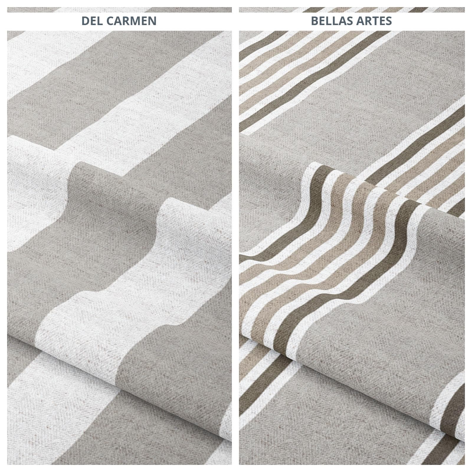 Awning/ Regency Striped Curtains. Custom Size Lined Window Drapes. Long or Short. Pinch Pleat or Casual. Blackout Add-On. Gray/ Taupe/ White