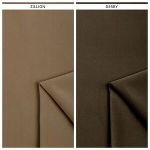 Plain Velvet Fabric by Yard for Window Treatments, Furniture Upholstery, Sofa, Chairs, Seat Bench & Home Decor (Soft Brown/ Cocoa Brown)
