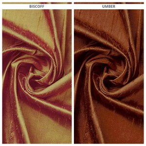 Dupioni Silk Curtains. Plain Custom Window Drapes for Bedroom, Living, Dining, Nursery, Study. Blackout Add-On. Saffron Orange/ Rust Orange