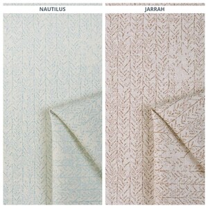 Herringbone Zig Zag Chevron Patterned Curtains. Custom Size Window Drapes. Any Length/ Width. Pleated/ Casual Header. White/ Blue/ Brown