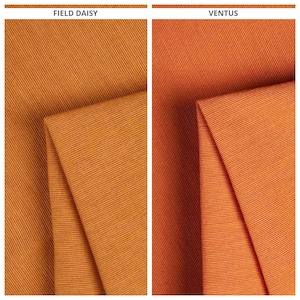 Plain Cotton Curtains. Custom Size Lined Window Drapes. Any Length/ Width Drapery Panels. Pleated/ Casual Header. Orange/ Burnt Orange