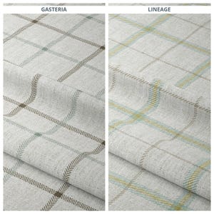 Checkered/ Plaid Roman Shades & Fabric Window Blinds. Fully Lined. Custom Sizes - Long, Short or Wide.  Blackout Add-On. White/ Blue/ Green
