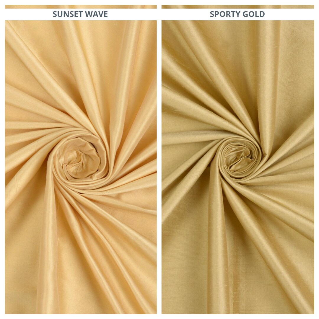 Semolina Beige Silk Shantung Windowpane 54