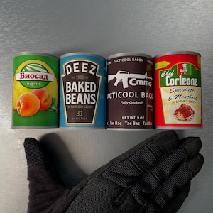 SET x4 MINI Cibo in scatola ispirato a DayZ