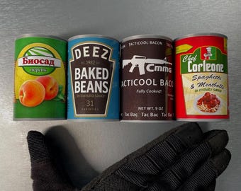 SET x4 MINI Cibo in scatola ispirato a DayZ