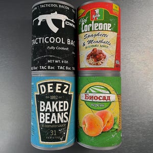 DayZ Inspired | (Worn/Damaged)  Tacticool Bacon Food Storage Can