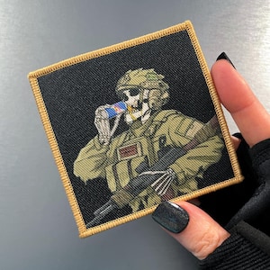 Geïnspireerd door Escape From Tarkov | Airsoft-patch PMC-skelet