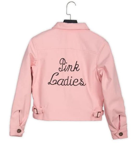Pink Ladies Cotton Jacket - 50s Retro Party Costume - Etsy