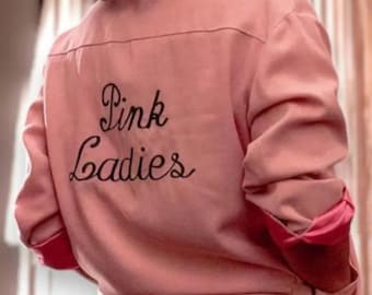 Pink Ladies Cotton Jacket - 50s Retro Party Costume - Etsy