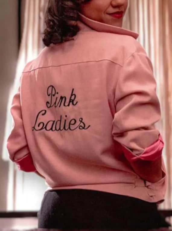 Pink Ladies Cotton Jacket - 50s Retro Party Costume - Etsy
