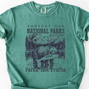 Protect Our National Parks Shirt, Bear National Parks Support Shirt, Anti Trump shirt, Resist Anti Trump Shirt, Subtle Anti Trump T-Shirt