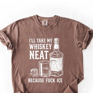 Whiskey Neat FCK ICE Tee, Pro-Immigrant Shirt Bild 1