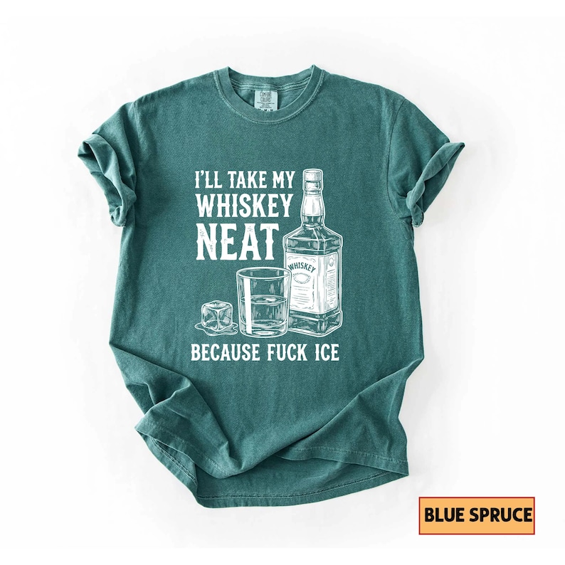 Whiskey Neat FCK ICE Tee, Pro-Immigrant Shirt Bild 3