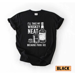 Whiskey Neat FCK ICE Tee, Pro-Immigrant Shirt Bild 18