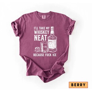 Whiskey Neat FCK ICE Tee, Pro-Immigrant Shirt Bild 9
