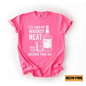Whiskey Neat FCK ICE Tee, Pro-Immigrant Shirt Bild 14