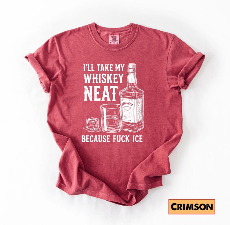 Whiskey Neat FCK ICE Tee, Pro-Immigrant Shirt Bild 10