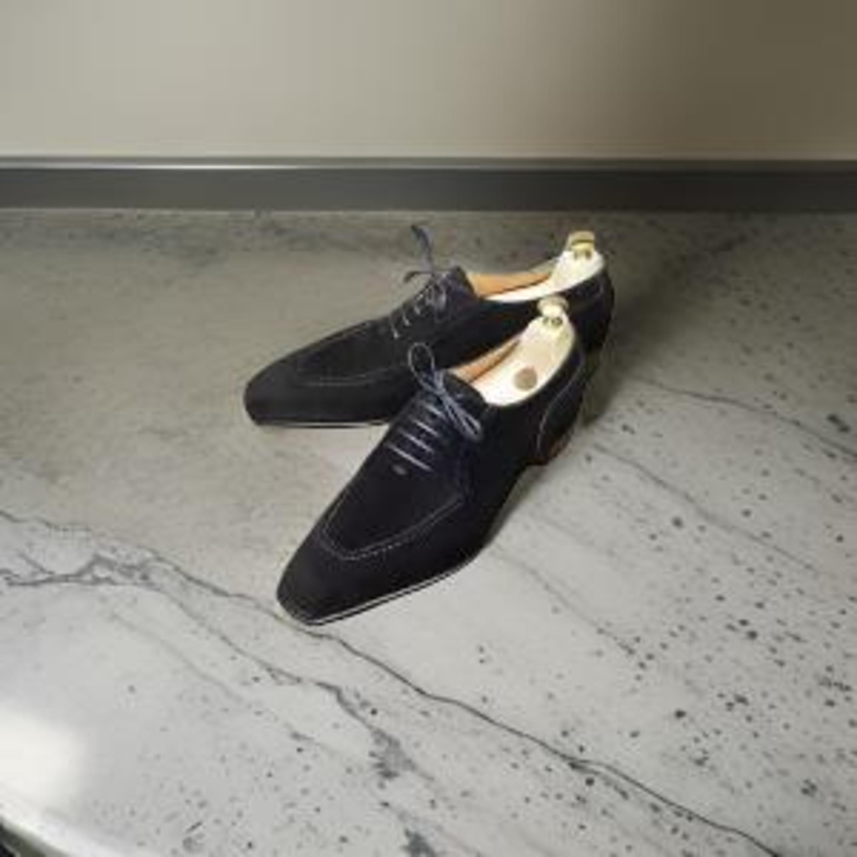 mens suede lace up dress shoes Amazon.com | Men's Suede Lace Up Dress Shoes,Classic Hand Stitching Retro Suede  Leather Soft Sole Flat Shoes Velvet Low-Top Casual British Business Office  Breathable Oxford Shoes (Black,6,6)