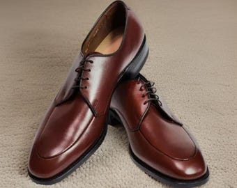 Vintage Allen Edmonds Walton Brown Split Toe Shoes 13B - Etsy