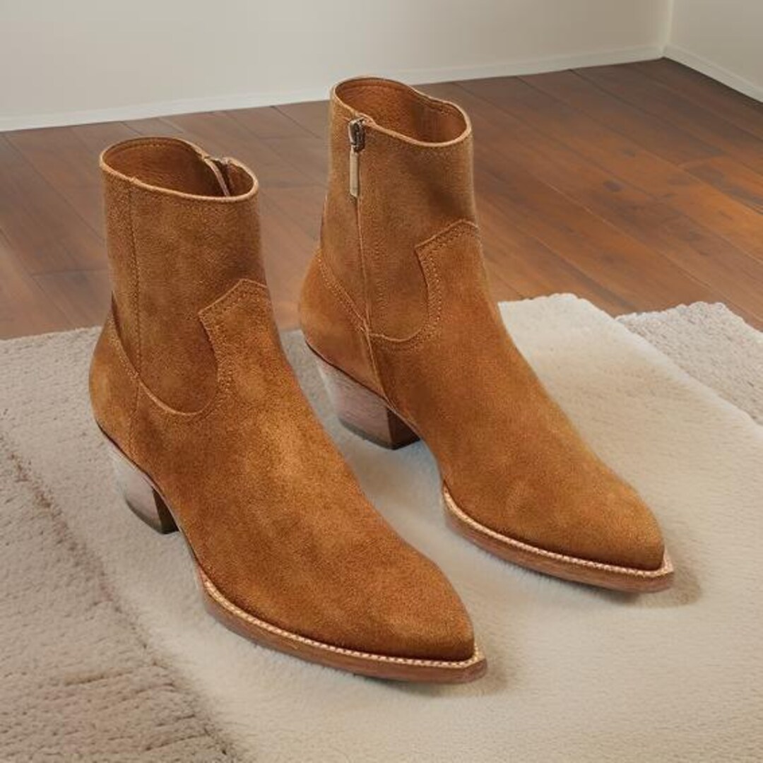 美品 SAINT LAURENT PARIS スエードブーツ サイドジップ 楽天市場】サンローランパリ SAINT LAURENT PARIS メンズ 靴 ブーツ