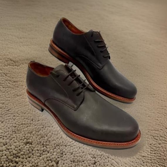 Beckett Simonon Mens Dunham Derbies Brown Leather Shoes Lace  display picture 1