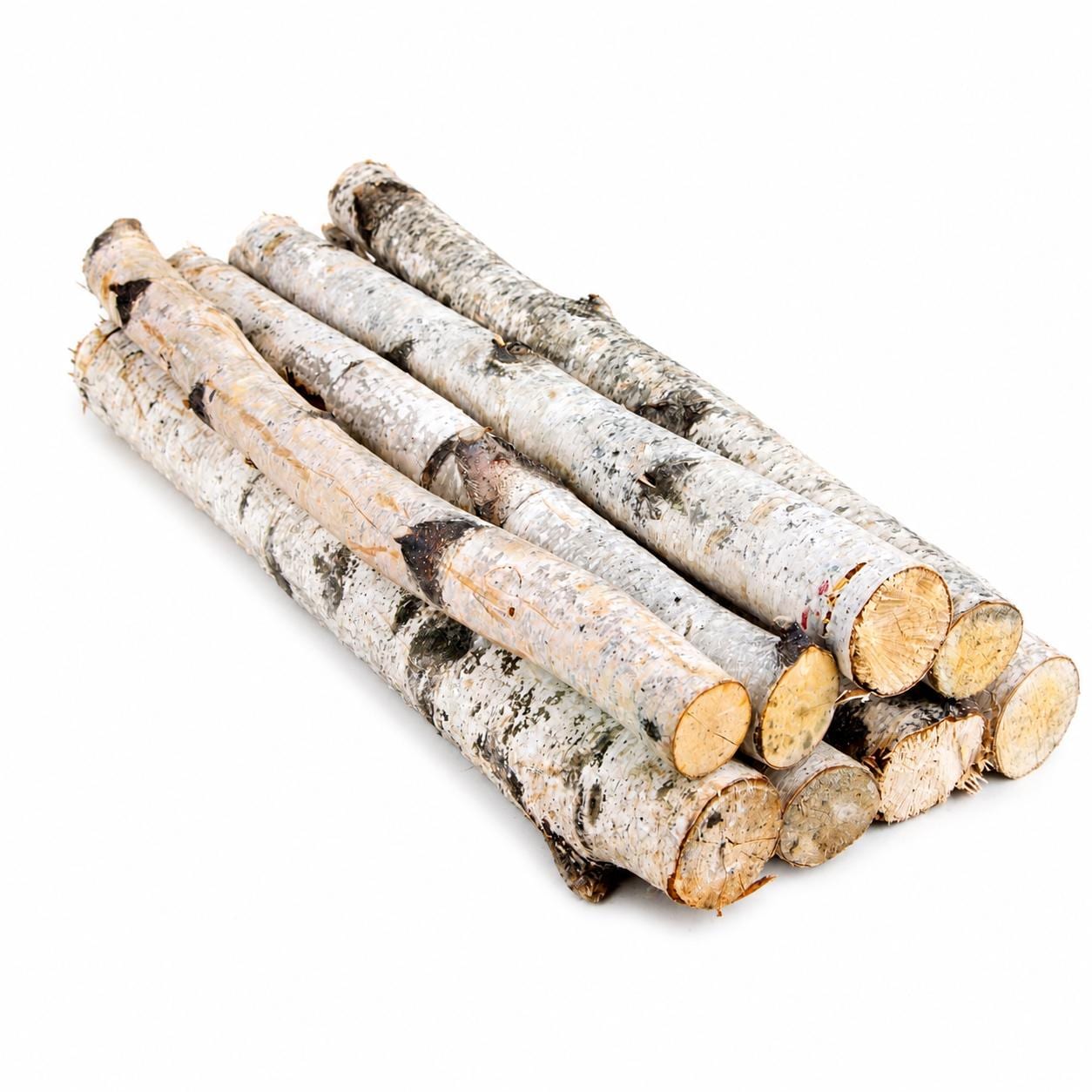 Natural Birch Poles, 18 Inch Set of 6 - Etsy