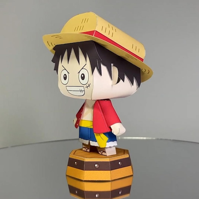 Diy Pirate Hero Papercraft Figure Printable Anime Inspired Captain