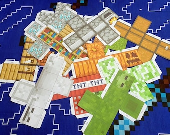Cubecraft 3D DELUXE Super Pack – 27 hochwertige A4-Vorlagen (300 dpi) – Druckbare PDF-Anleitung zum Selberbauen – Erschaffe deine eigenen Würfelwelten
