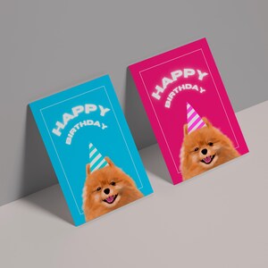 Happy Birthday Card - Little Dog