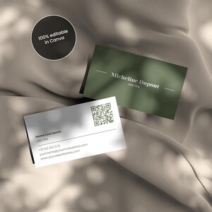 Elegant business card - editable