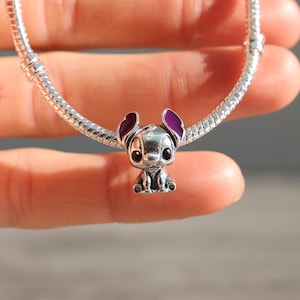 Stitch charm, pandora charm, charm for pandora bracelets, disney charm, disney gifts, disney lover, disney lover gifts, lilo and stitch