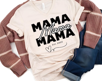 2025 Mama Digital File Gift for Mothers Day Motherhood png Retro Mother hood Png Funny Mom Sarcastic Mama Png Retro Png Mom shirt Png
