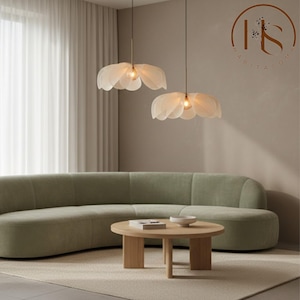 Wabi-Sabi rotan hanglamp, Japandi noordse lampenkap