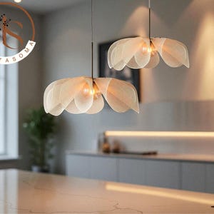 Wabi-Sabi Pendant, Japandi Decorative Hanglamp, Luxury Nordic Pendant Light, Scandinavian Ceiling Lampshade, Modern Suspension Lamp