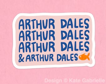 Arthur Dales - X-Files sticker / Buy 3 Stickers Get 1 Free with code FIDDLESTICKS