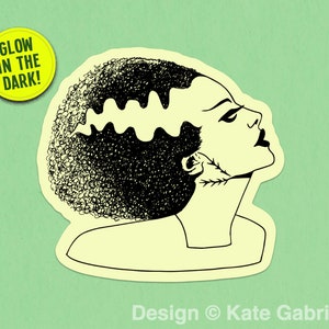The Bride glow in the dark sticker / Buy 3 Stickers Get 1 Free with code FIDDLESTICKS